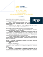 Estudo Dirigido III - 1 Estágio Respondido Completo