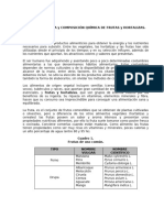 2 - Estructura y Composición Nutricional y Química de Frutas y Hortalizas