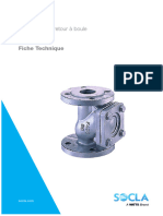 Clapet de Non Retour À Boule Système B: Fiche Technique