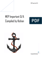 MEP Important QA Compiled by Kishan