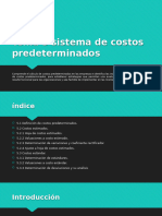 Tema 5 Sistema de Costos Predeterminados