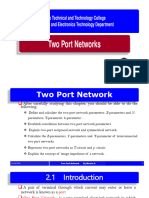 Chapter 2 Two Port Network