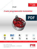 Product Manual: 2-Wire Programmable Transmitter