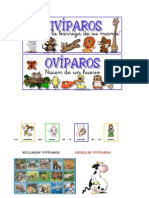 Animales Vivíparos y Ovíparos