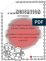 Cahier D'exercices de Francisation Par Niveau (Margo)