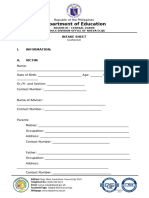 SDONE Child Protectio Intake Sheet - Annex A