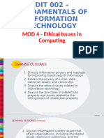 MOD 8 - Ethical Issues