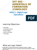 MOD 3 - Digital Logic Operations