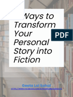 Personal Stories and Fiction