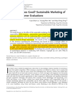 Lii Etal (2013) MANOVA - SEM - Doing Good Does Good - Sustainable Marketing of CSR and Consumer Evaluations