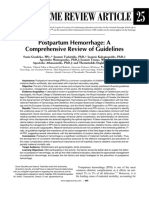 Revisión de Las Guias de Hemorragia Posparto