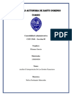 Análisis E Interpretación de Los Estados Financieros