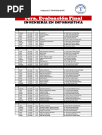 Informatica-Horario Examen 2024-2