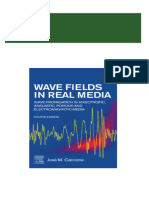 Wave Fields in Real Media: Wave Propagation in Anisotropic, Anelastic, Porous and Electromagnetic Media 4Th Edition José M. Carcione - Ebook PDF