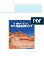 Immediate Download Strategic Management An Integrated Approach 10th Edition Hill Solutions Manual All Chapters