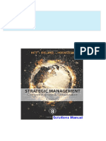 Full Download of Strategic Management Concepts Competitiveness and Globalization 12th Edition Hitt Solutions Manual in PDF DOCX Format