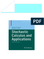 PDF Stochastic Calculus and Applications 2nd Edition Samuel N. Cohen Download