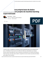 Como Montar Sua Própria Base de Dados (Dataset) para Um Projeto de Machine Learning Supervisionado - by Gean Matos - Share! Por Ateliê de Software