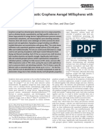 Wet - Spun Superelastic Graphene Aerogel Millispheres With Group Effect