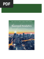 Instant Download (Ebook PDF) Business Analytics 3rd Edition by Jeffrey D. Camm PDF All Chapters