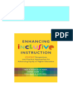 Enhancing Inclusive Instruction: Student Perspectives and Practical Approaches For Advancing Equity in Higher Education 1st Edition Addy