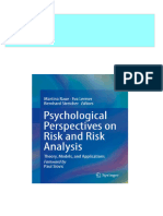 Instant Access To Psychological Perspectives On Risk and Risk Analysis Theory Models and Applications Martina Raue Ebook Full Chapters