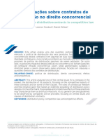 (2022) Considerações Sobre Contratos de Distribuição No Direito Concorrencial