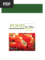 (Ebook PDF) Food For Fifty 14th Edition All Chapters Instant Download