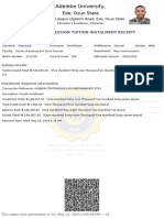 Tuition Instalment Payment Receipt Adesanya Temiloluwa Samuel 2