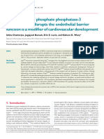 Endothelial Lipid Phosphate Phosphatase-3 Deficiency That Disrupts The Endothelial Barrier Function Is A Modifier of Cardiovascular Development