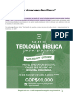 ¿Por Qué Hacer Devociones Familiares - Coalición Por El Evangelio