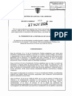 Decreto 1428 de 27 de Noviembre de 2024