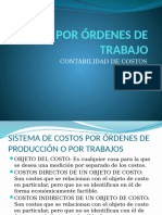 Costos Por Órdenes de Trabajo