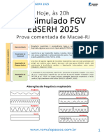 1º Simulado FGV para EBSERH 2025 (HOJE)