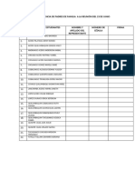 Control de Asistencia de Padres de Familia A La Reunión Del 23 de Junio