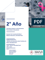 "Difusión de Información Sobre Temáticas de Salud y Actividad Física" Tema: "Cancer y Actividad Física"