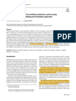 A Digital Twin Emulator of A Modular Production System Using A Data Driven Hybrid Modeling and Simulation Approach