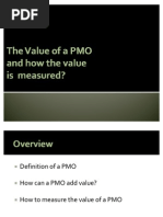 The Value of A PMO and How To Measure It.