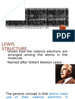 Lewis Structure of Molecular Covalent Compound