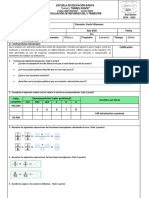 Examén de Matematica de 6to, 7mo y Refuerzo