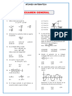 Examen General: Afianza Matematica