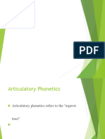 English Phonetics - Stops - Fricatives - Affricates