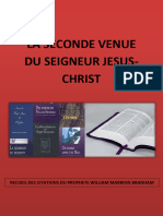 La Seconde Venue Du Seigneur Jesus Christ