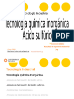 10 3tecnología Química Inorgánica. Ácido Sulfúrico