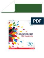 Immediate Download (Ebook PDF) Management The Essentials 3rd Edition by Stephen Robbins Ebooks 2024