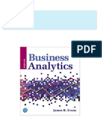 Get Test Bank For Business Analytics 3rd by Evans Free All Chapters Available