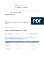 Project 1 Business Correspondence (Bella Nabila) 1