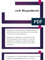 Research Hyp