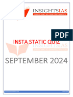 Insta Static Quiz: September 2024