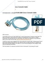 Simple RJ45 DB9 Cisco Console Cable - 4 Steps - Instructables